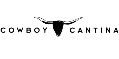 Cowboy Cantina logo representing a Western-style restaurant serving Southwestern cuisine, barbecue, burgers, and handcrafted cocktails.