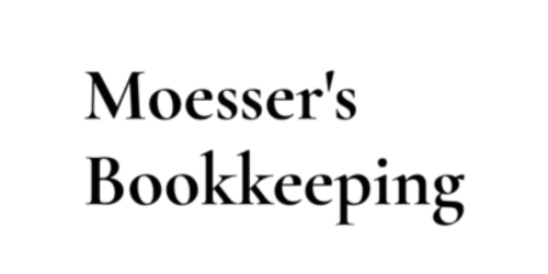 Moesser's Bookkeeping company logo representing professional bookkeeping and accounting services.