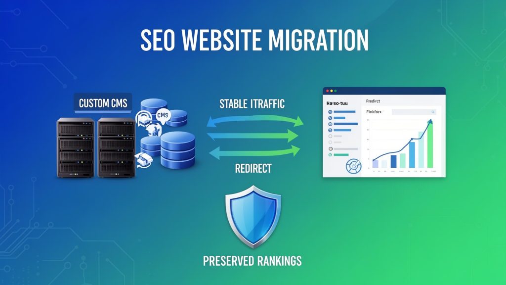 CMS migration SEO strategy to protect website rankings